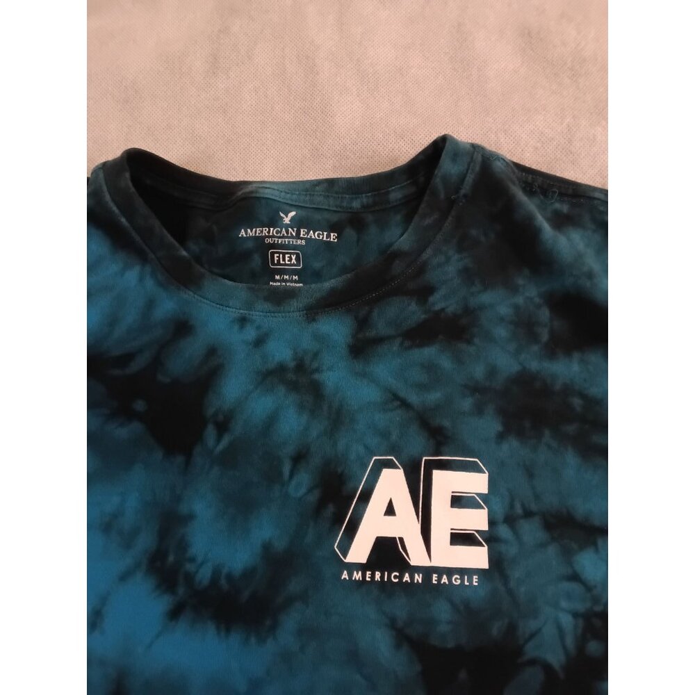 American Eagle Flex AE Tie-Dye T-Shirt M - Picture 2 of 5